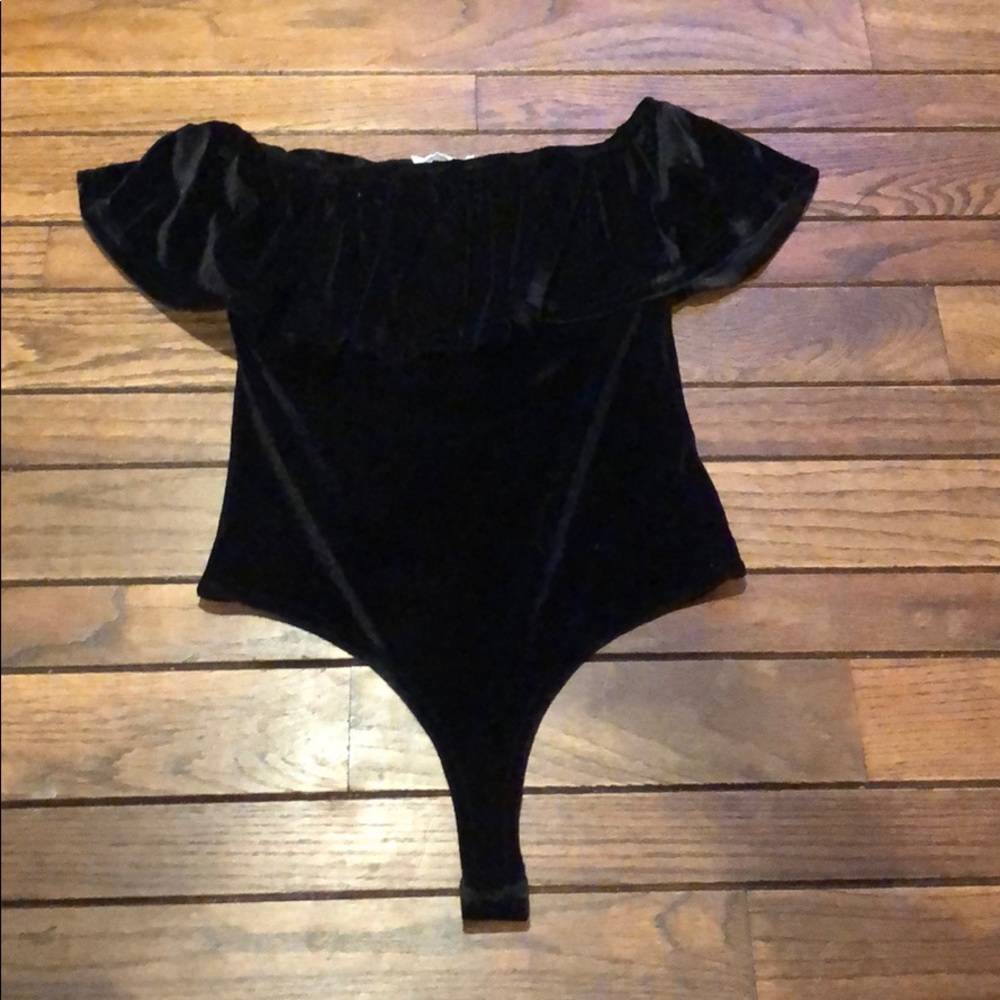 Velvet bodysuit